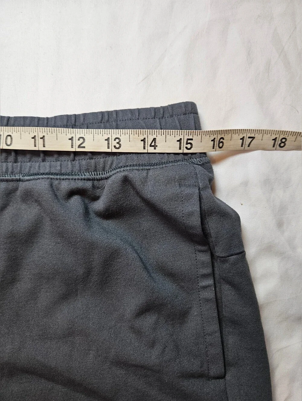 Members Mark Luxe Womens Gray Pull On Elastic Waist Active Shorts Size Medium